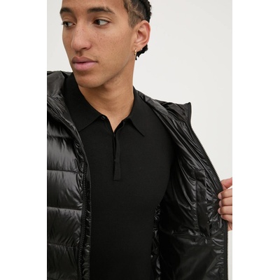 Tommy Jeans Пухено яке Tommy Jeans в черно преходен модел DM0DM20659 (DM0DM20659)