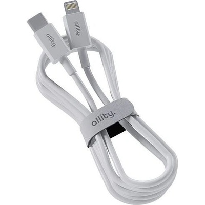 Allity GSM186403 USB-C/Lightning, 1m, bílý