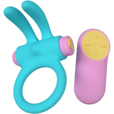 Party toys Пенис пръстен с дистанционно Party Toy Riny син