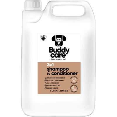 Buddycare Šampon a kondicionér pro psy 2v1 5 l