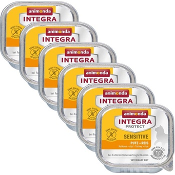 Animonda Integra Protect Cat Sensitive - пуйка с ориз 6 x 100 г