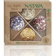 Natava Oil Bath Balls Mix 4 x 50 g dárková sada