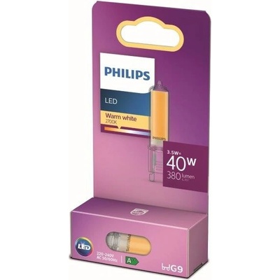 Philips žárovka LED 3,5W, G9, teplá bílá