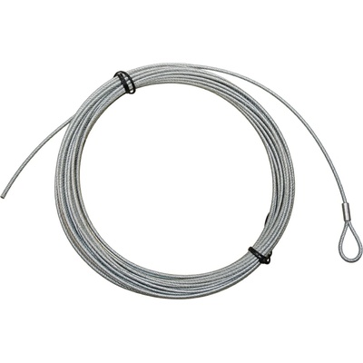 Lanko na tenisové sítě 14 m – ocelové napínací lanko v PVC 3/4 mm