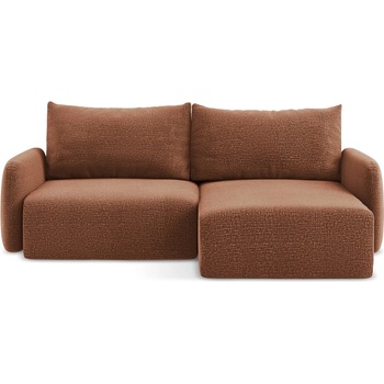 makamii Разтегателен ъглов диван с място за съхранение в тухлен цвят (десен ъгъл) Kalena - Makamii (KALENA_RCF_38_P1_C4)