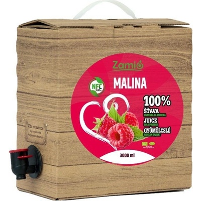 Zamio 100% ovocná šťava Malina 3 l