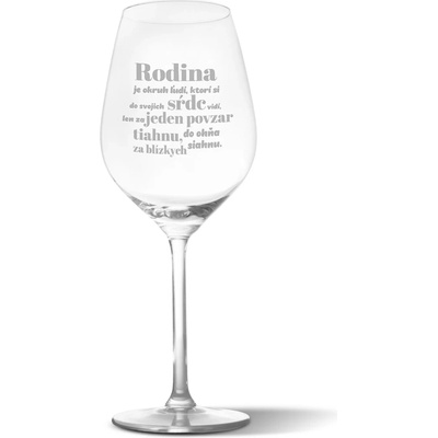 Sablio Pohár na víno Rodina 5 490 ml