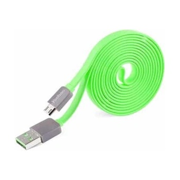 Yoobao Кабел Yoobao, USB A (м) към USB Micro B (м), 0.8m, зелен (BTS17799)