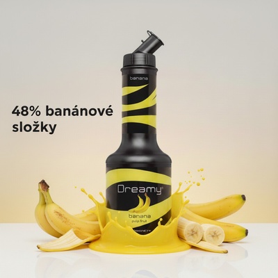DREAMY Banana, ovocné pyré 0,95L