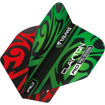 Red Dragon Jonny Clayton - Yin Yang - Red & Green RF6971