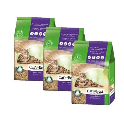 JRS Cats Best Nature Gold - stelivo pro dlouhosrsté kočky 3x(10l / 5kg)