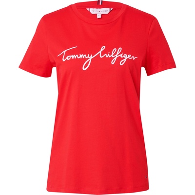 Tommy Hilfiger Тениска червено, размер xxs