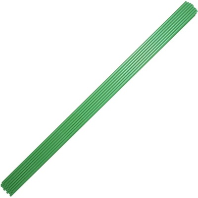 Zelená PVC podpůrná tyč 100cm balení 100ks