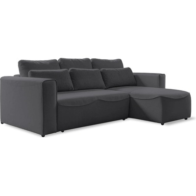 Miuform Тъмносив ъглов разтегателен диван (променлив) Homely Tommy - Miuform (1622NEV97)