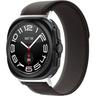 Tech-Protect Текстилна Каишка за Samsung Ultra 47 mm, Tech-Protect Nylon Band, Черен (5906302312382)