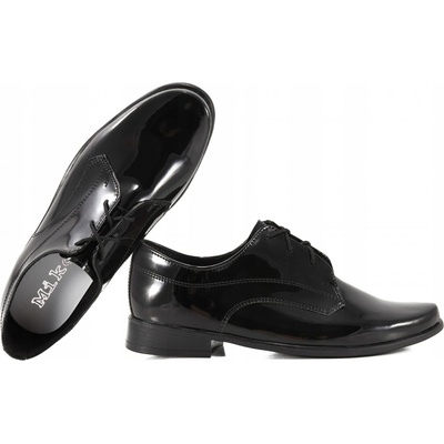 Miko 018 chlapecké společenské polobotky černé – Hledejceny.cz