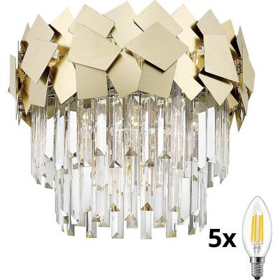 Brilagi - LED Кристален плафон MIRAGE 5xE14/40W/230V (BG0744)