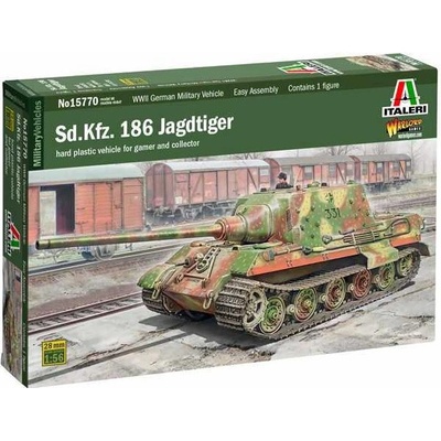 Italeri Sd.Kfz. 186 Jagdtiger Wargames tank 15770 1: 56
