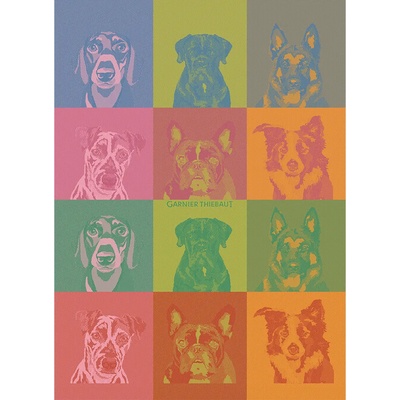 Garnier Thiebaut CHIENS POP MULTICOLORE 56 x 77 cm
