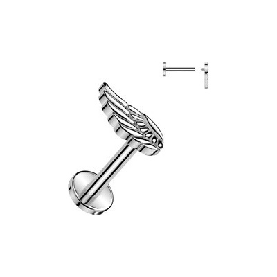 Šperky4U Piercing do brady labreta Titan TIT1516-1208