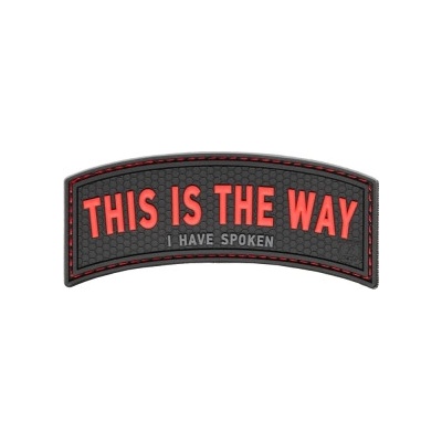 This is the Way Rubber Patch JTG