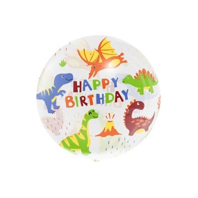 Godan Priesvitný balón s dinosaurami