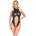 Cottelli Collection Stretchy Crotchless Body with Zip Matte Look 2644495 Black M