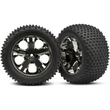 Traxxas колело 2.8", джанта All-Star черен хром, гума Alias (2) (заден)
