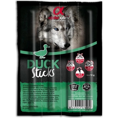 Alphaspirit dog Paličky rybacie 4 x 10 g