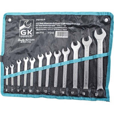 GK Tools sada očkoplochých klíčů 6-22 P16143/P
