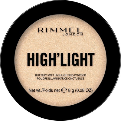 Rimmel High'light kompaktný púdrový rozjasňovač 001 Champagne 8 g