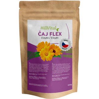 HillVital čaj Flex liečba kŕčových žíl bylinkami 150 g