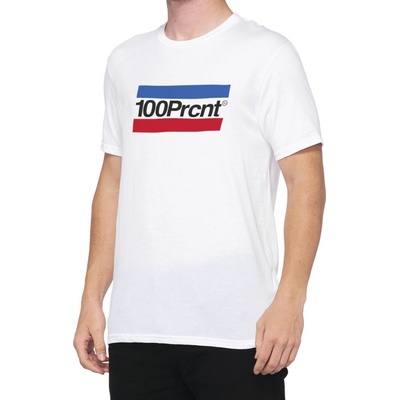 ALIBI triko 100% USA bílá