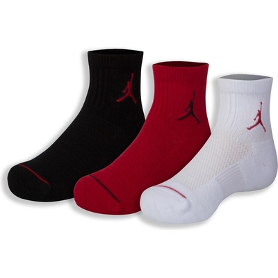 Air Jordan Детски чорапи Air Jordan Jumpman Quarter Sock Childs - Gym Red