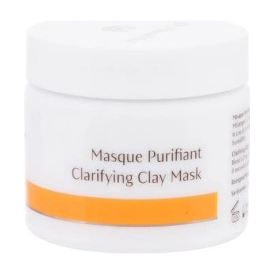 Dr. Hauschka Facial Care Clarifying Clay Mask čistiaca a rozjasňujúca pleťová maska z ílu púder 90 g
