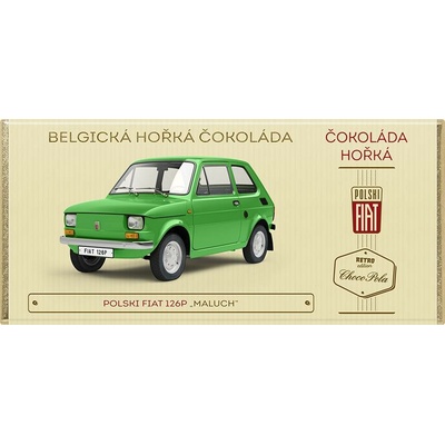 CHOCO POLA Polski Fiat 126p „Maluch“- hořká 100 g
