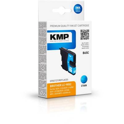 Compatible KMP Brother LC-985C 260S цианова касета за принтер (неоригинална) (1523,4003)