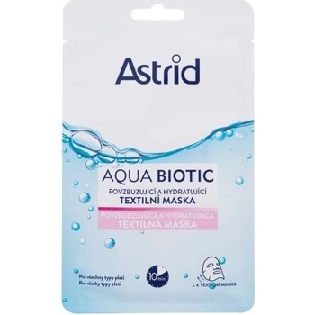 Astrid Aqua Biotic povzbuzující a hydratující textilní maska 20 ml