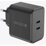 Dviced Wall charger 65W GaN 2 USB-C EU - Black (DV221010)