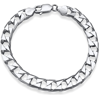 Masivní stříbrný řetěz na ruku SQUARE CURB Pancr TTTSQB80