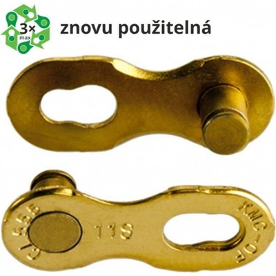 Kmc spojka řetězu 11 speed Gold balení 2 ks cena za balení