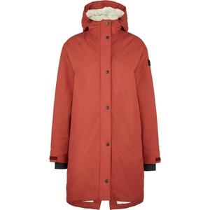 Stoic Дамско палто Stoic Women's Mountainwool MMXX UppsalaSt. Oversized Coat - Spiced Red (102-5015-0313)