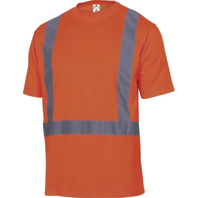 Reflexné tričko Delta Plus FEEDER Oranžová Žiarivá XL