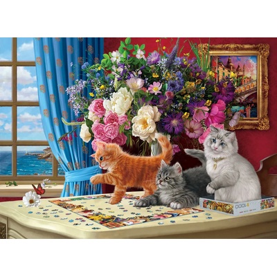EUROGRAPHICS - Puzzle Puzzling Cats - 1 000 piese