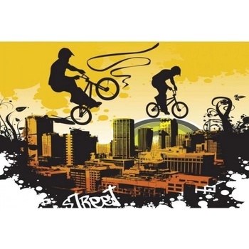 DIMEX ART s. r. o Флизелинов фототапет колоездачи 375 x 250 см