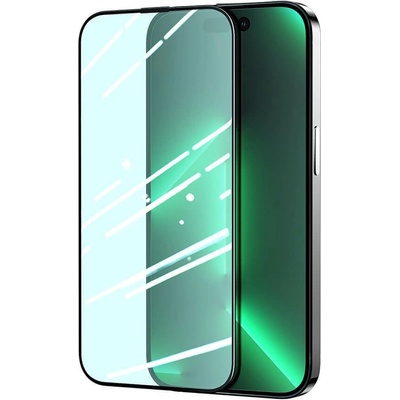 JOYROOM Протектор от закалено стъкло /Tempered Glass/ за Apple iPhone 14 Pro Max, Joyroom Knight Green JR-G04, черен/прозрачен (JR-G04)