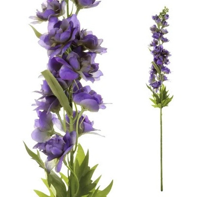 Umelá kvetina ostrožka modrá 70 cm