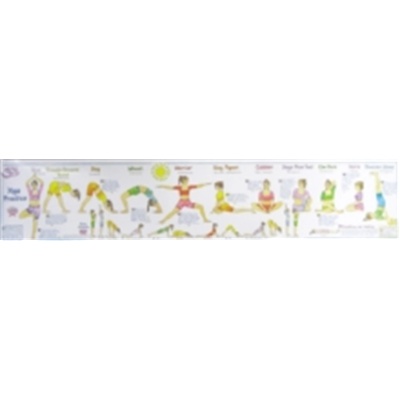 Yoga Practice Wall Chart" - "" ("Cook Liz")(Wallchart) (9780953622245)