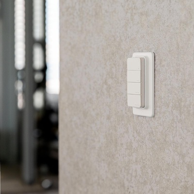 Shelly Смарт бутон Shelly BLU RC ZigBee Button 4 за управление с 16 комбинации