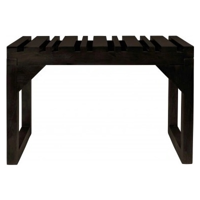 Dutchbone Lavice JAKUB 70x40 cm, černá 1600006
